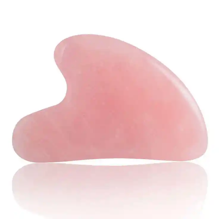 Gua Sha Masaje Facial De Cuarzo Rosa