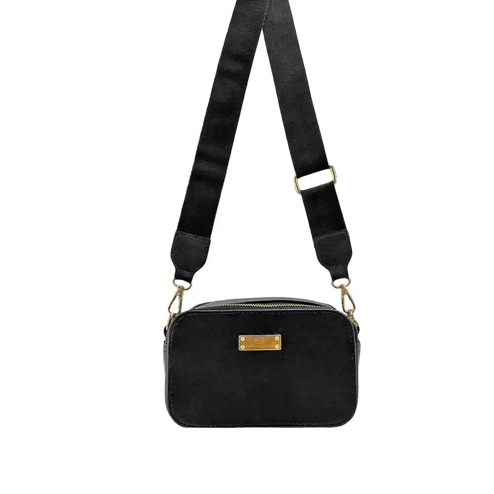 Bolso Manos Libres De Dama Mujer Karla Chacon Daya Negro