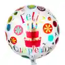 Globo Metalizado Grande Diseño Feliz Cumpleaños