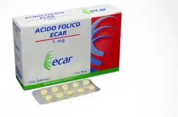 Acido Folico 1 Mg Sobre De 20 Tabl