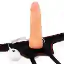 Arnés Con Vibración Easy Set 19 Cm Flesh