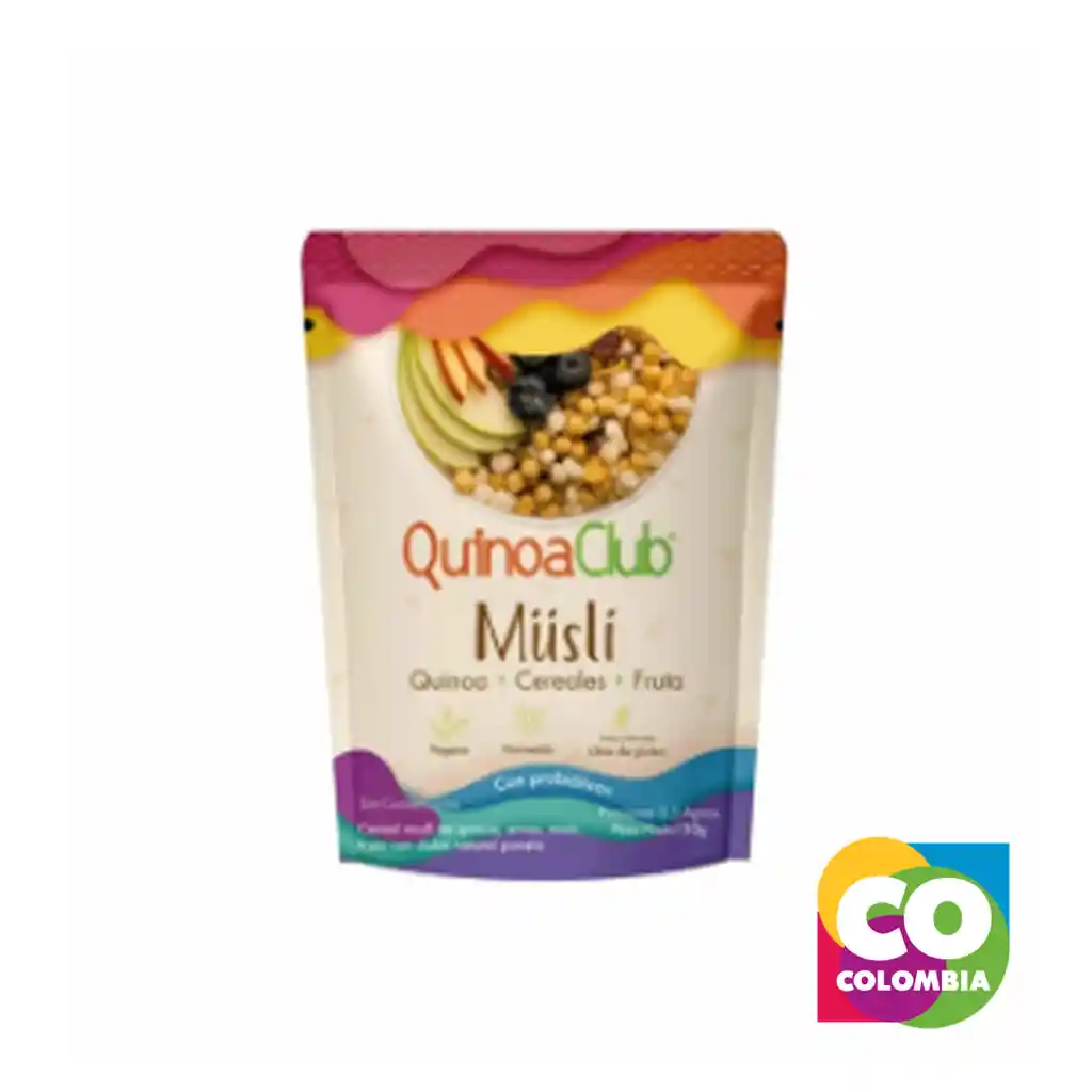 Müsli - Cereal De Quinua Marca Quinoa Club Embalaje De 1 Unidad Por 130gr