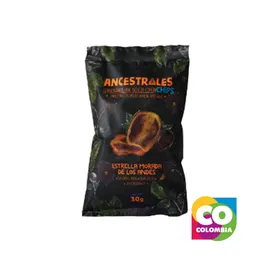 Estrella Morada De Los Andes Marca Ancestrales Chips Embalaje De 1 Unidad Por 30g