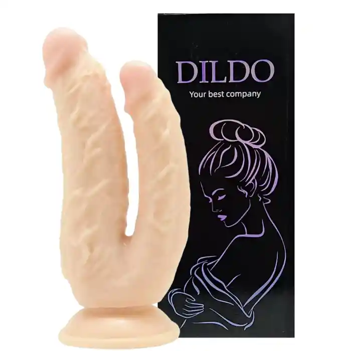 Dildo Consolador Doble Penetración Venoso Dildo Dual