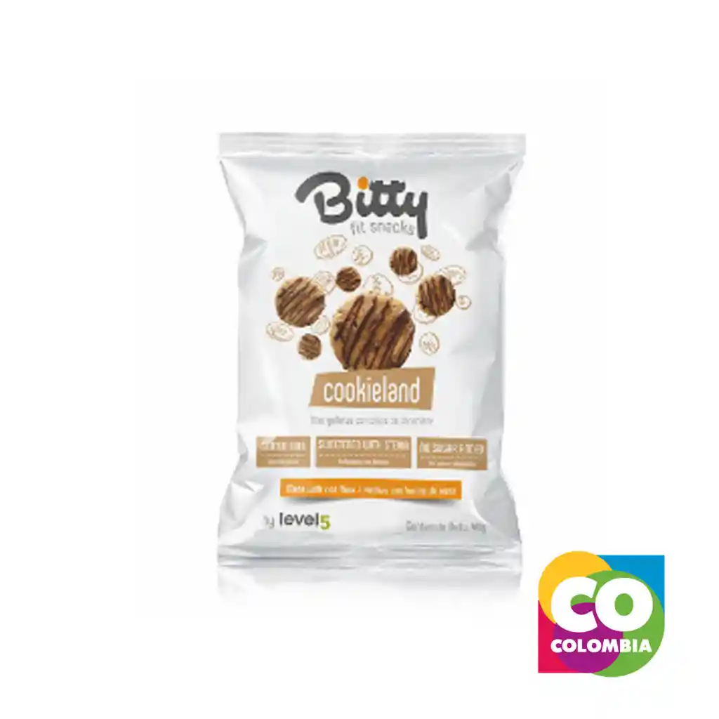 Mini Galletas Con Chips De Chocolate Marca Bitty Embalaje De 1 Unidad Por 40g