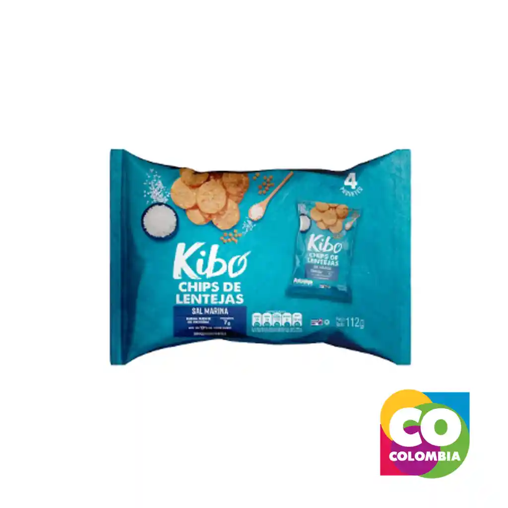 Chips De Lentejas Cebolla Maui Marca Kibo Embalaje De 1 Unidad Por 28g