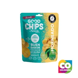 Papa Criolla Sabor A Limón Marca Good Chips Embalaje De 1 Unidad Por 28g