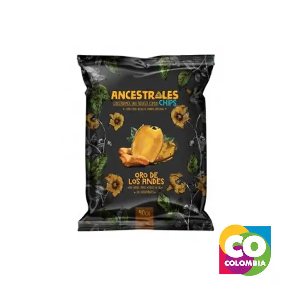 Mix De Nativas Marca Ancestrales Chips Embalaje De 1 Unidad Por 30g