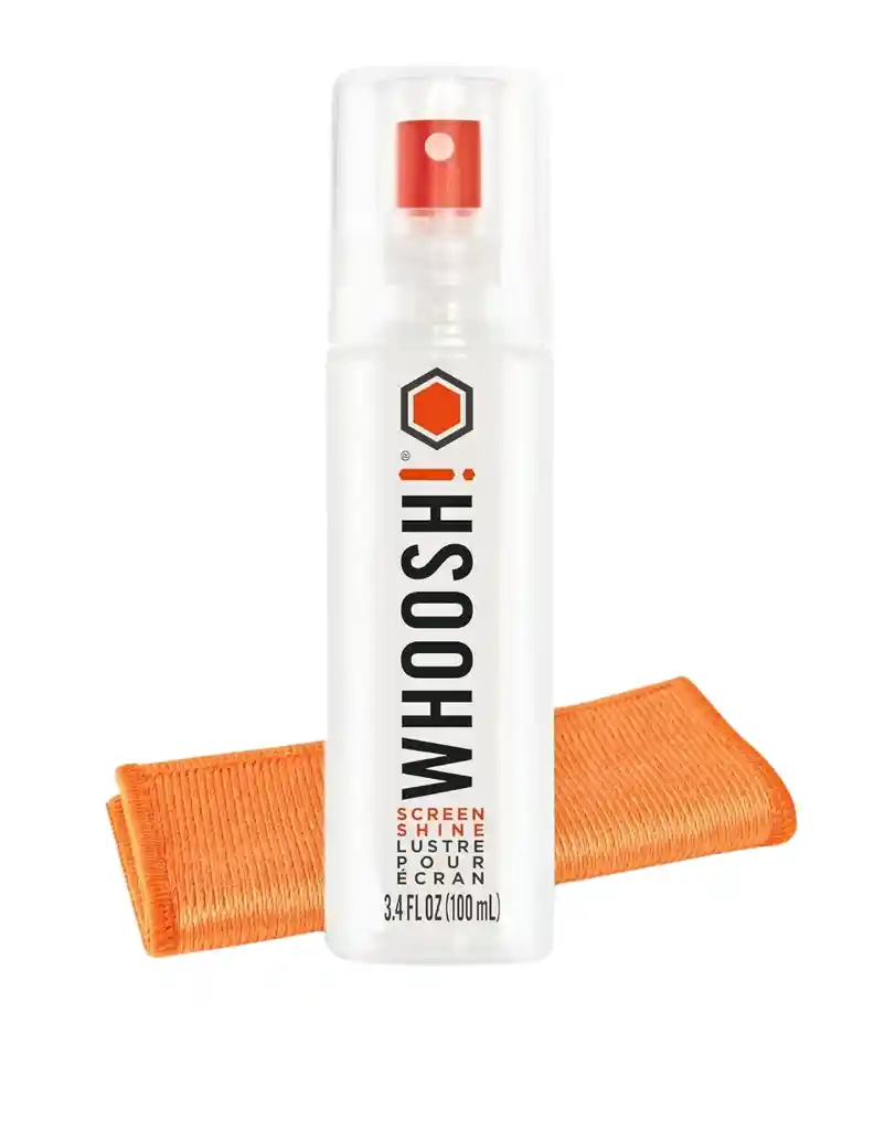 Limpiador De Pantallas Whoosh! 100 Ml + 1 Paño De Microfibra