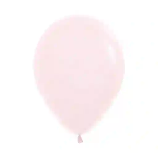 Globo R12 Pastel Mate Rosado Sempertex Paquete X 10