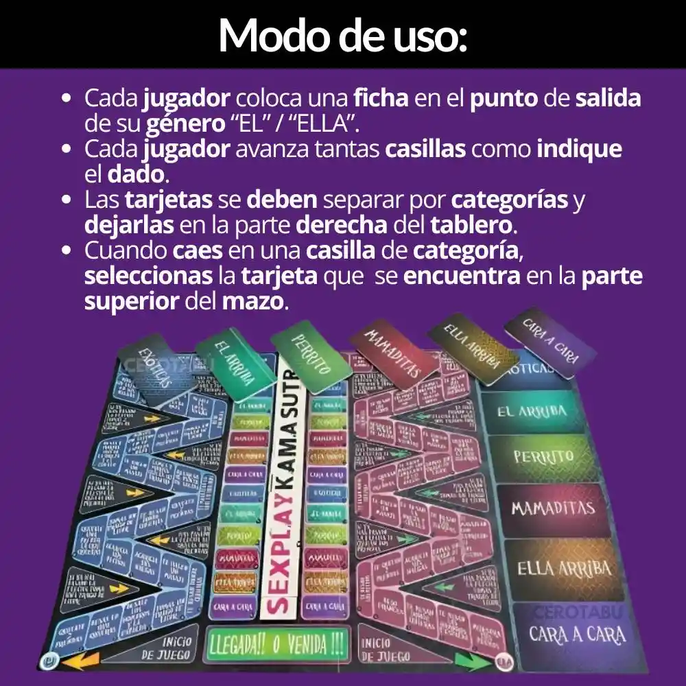 Juego De Mesa Sexual Erotico Kamasutra Para Parejas