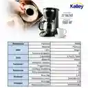 Cafetera Kalley De 12 Tazas, 1500ml / 950w, Garantía 2 Años