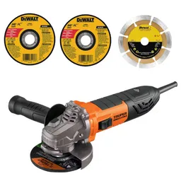 !super Combo! Pulidora Ergopro 850w Truper + 2 Disco Corte Dewalt + Disco Diamantado Abracol