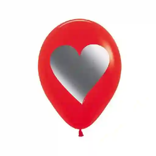 Bombas Globos R12 Fashion Rojo Corazon Mink Paquete X 10, Amor Amistad