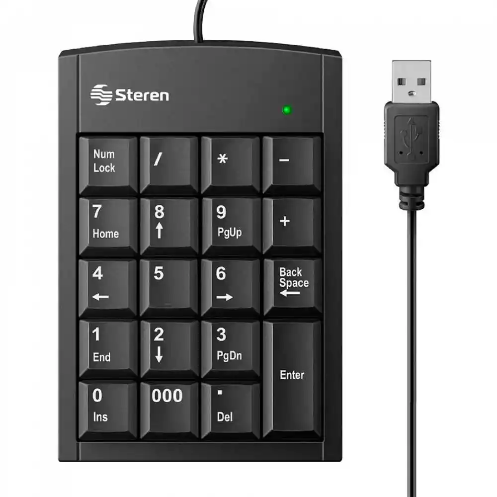 Teclado Steren Numerico Usb Extra Plano