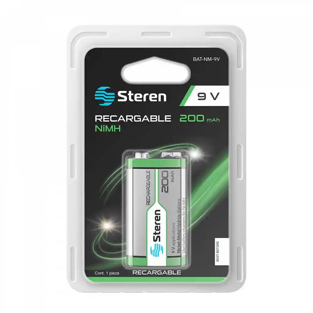 Bateria Steren Recargable 9 Vlts