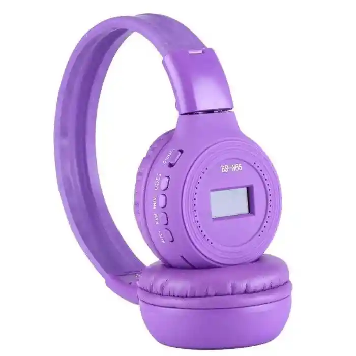 Diadema N65 Bluetooth Lila