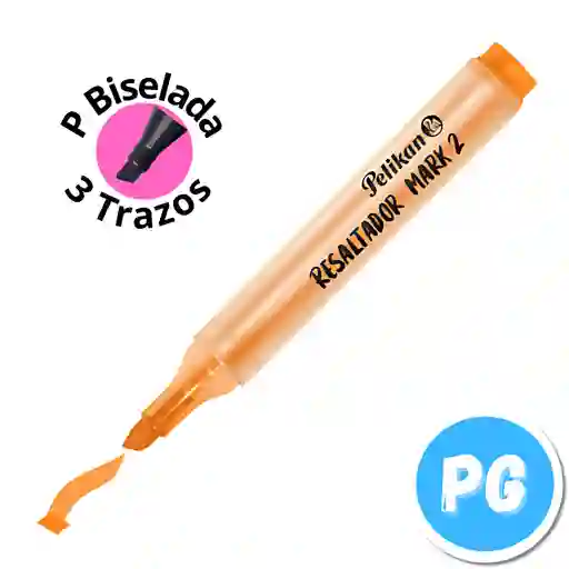 Pelikan Resaltador Naranja Mark 2