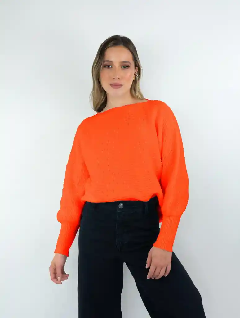 Sueter Para Mujer Elisa Naranja