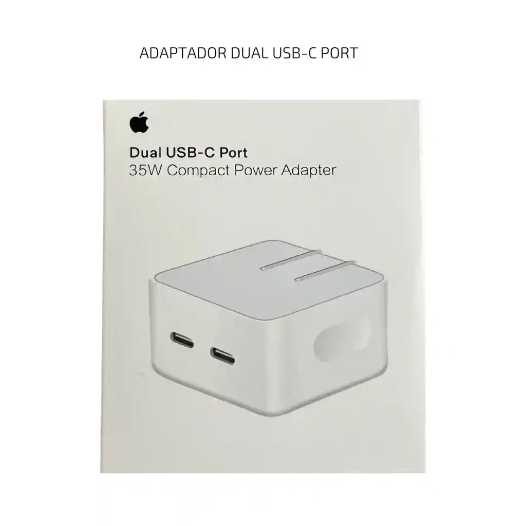 Adaptador Cargador 35w Doble Puerto Tipo C