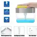 Dispensador De Jabon Liquido Lavaplatos Con Esponja De Cocina