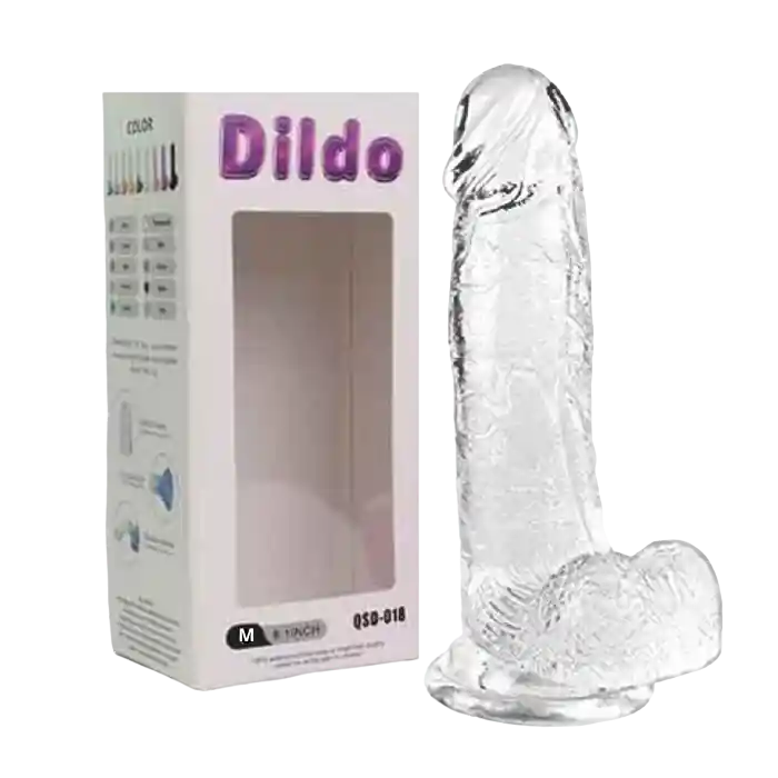 Dildo Consolador Realista Luminoso 19 Cm