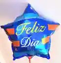 Globo Metalizado Grande Diseño Feliz Dia