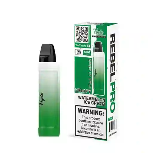 Vaporizador Hyde Rebel Pro 5000puffs - Watermelon Icre Cream
