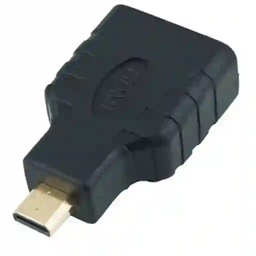 Convertidor Hdmi A Micro Hdmi Dispositivos Con Salida Micro Hdmi 4k 1080 Gopro Negro