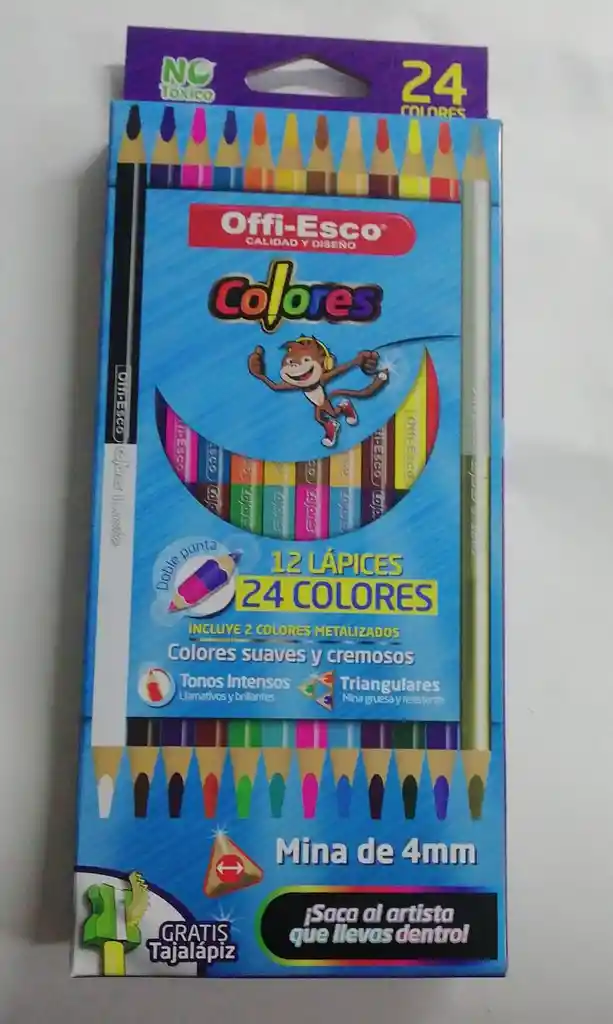 Colores Doble Punta Off-esco X 24