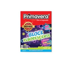 Block Fluorescente Clores Surtidos Tamaño Carta