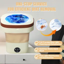 Mini Lavadora Plegable Portatil