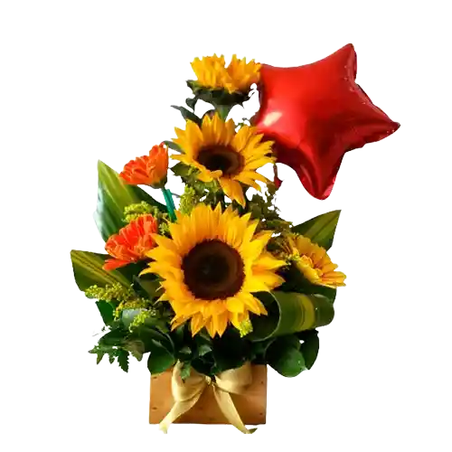 Girasoles Y Gerberas Arreglo Floral Especialmente Para Ti