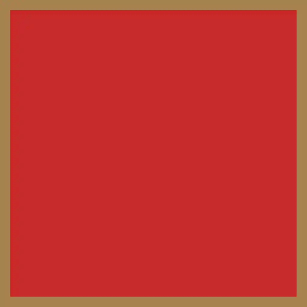 Papel Coreano X20 54x54 Floristería Rojo Borde Dorado