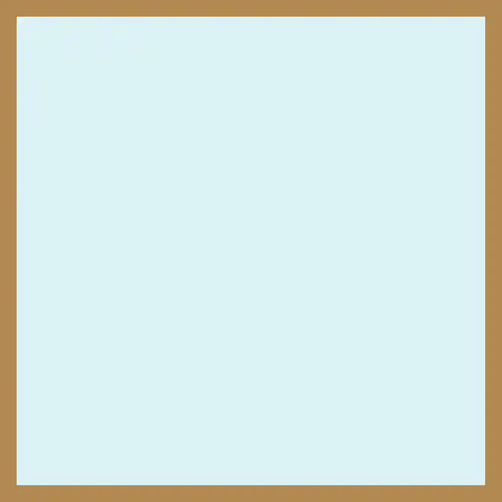 Papel Coreano X20 Pliegos 54x54 Azul Claro Borde Dorado