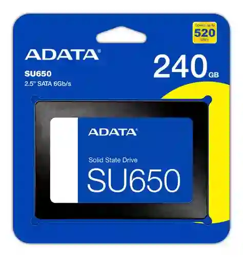 Disco De Estado Solido Adata Ssd Su650 240 Gb Sata