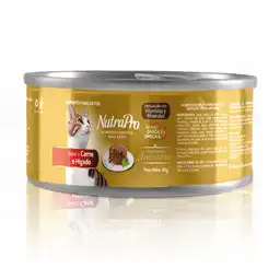 Nutrapro Latas Gatos Carne E Higado 85g