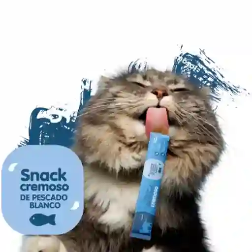 Menú Natural Cremoso Gato Pescado Blanco