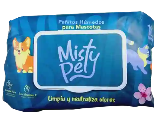 Pañitos Húmedos Para Mascotas Misty Pet Paq X 100 Und