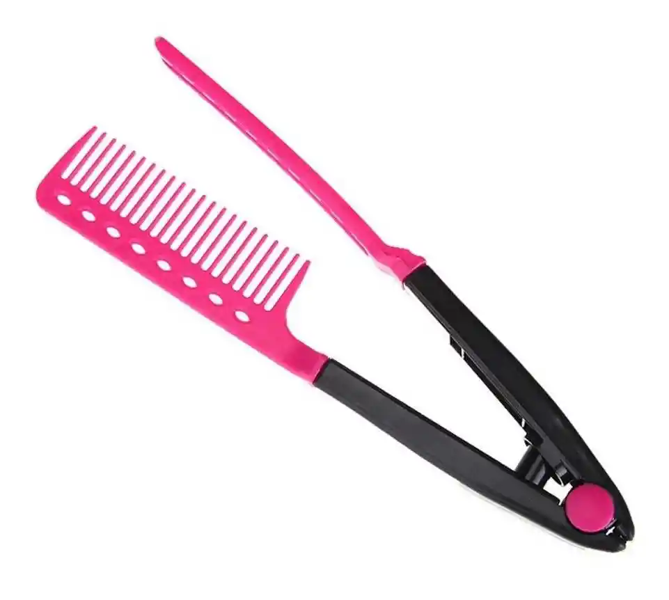 Peineta Para El Uso De Planchas De Cabello