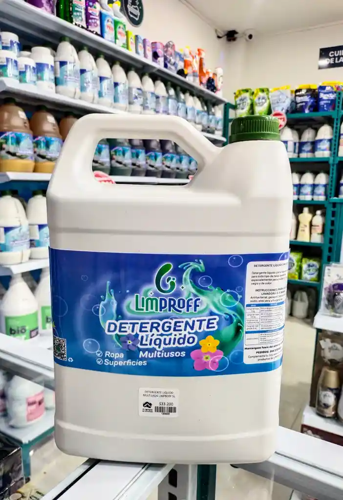 Detergente Liquido Multiusos Limproff 5l