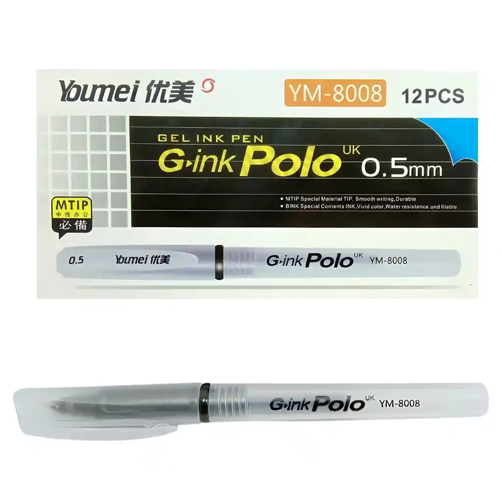 Bolígrafo Punta Fina 0.5 Gel Polo X12u