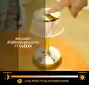 Lámpara Luz Led De Mesa Interruptor Táctil Usb Con Forma De Cristal