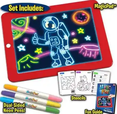 Tableta Pizarra Mágica De Escritura Magic Pad Tablet Lcd Para Niños - 10 Pulgadas