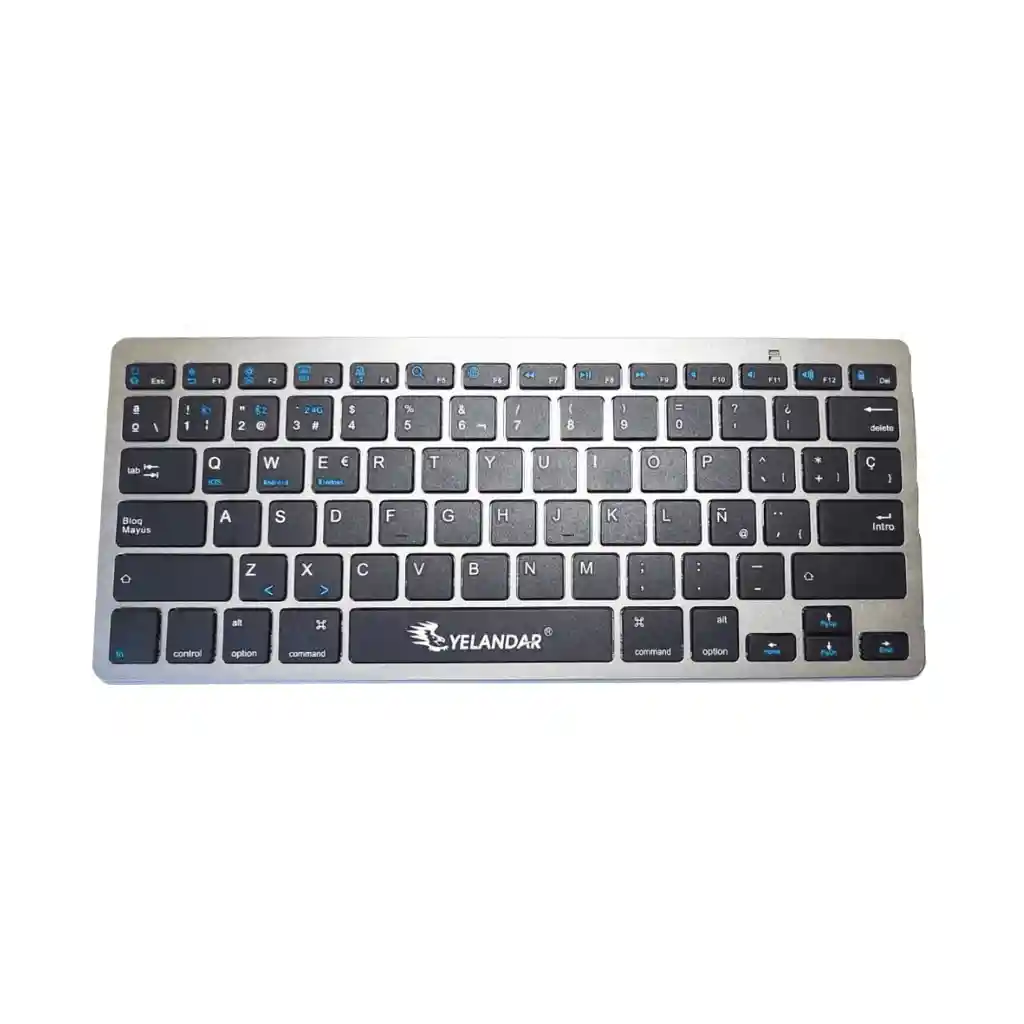 Teclado Portatil Inalambrico Bluetooth Silencioso