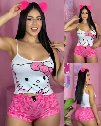 Pijama Sexy Hello Kitty
