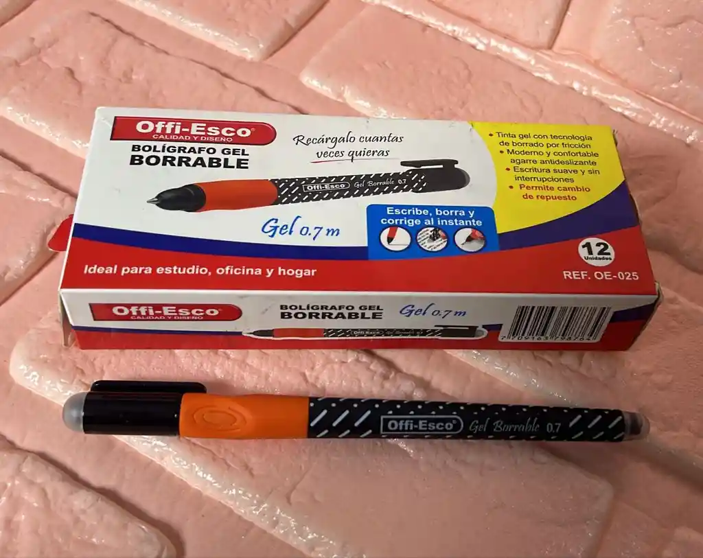 Lapicero Borrable Negro Offi-esco