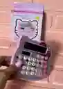 Calculadora Hello Kitty Brillos Rosada