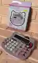 Calculadora Hello Kitty Brillos Rosada