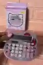 Calculadora Hello Kitty Brillos Rosada